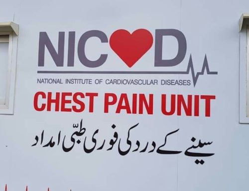 NICVD set up a free emergency relief center for cardiac patients of Orangi and Site Town